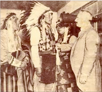 Dr Wilhelm Doegen recording a Native American © Humboldt-Univ., Helmhöltz-Zentrum für Kulturtechnik